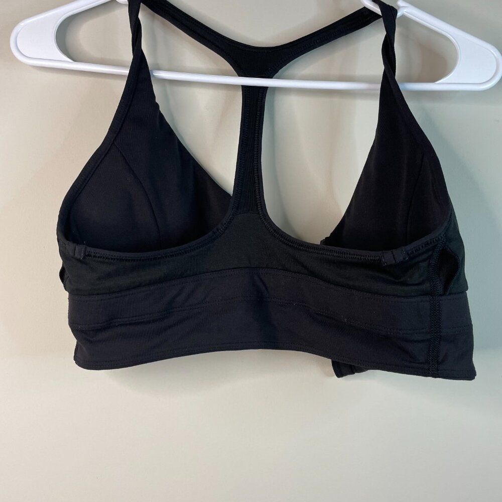 Lululemon Zipper Cool to Street Racerback Sports Bra Black No Tag Size 4 - Picture 6 of 11